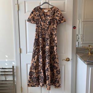 Anthropologie Maxi Flower Dress